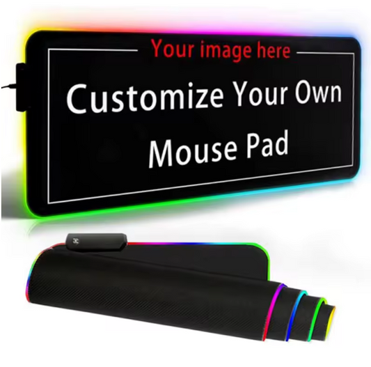 RGB PERSONALIZED MOUSE/DESK PAD (8 SIZES)