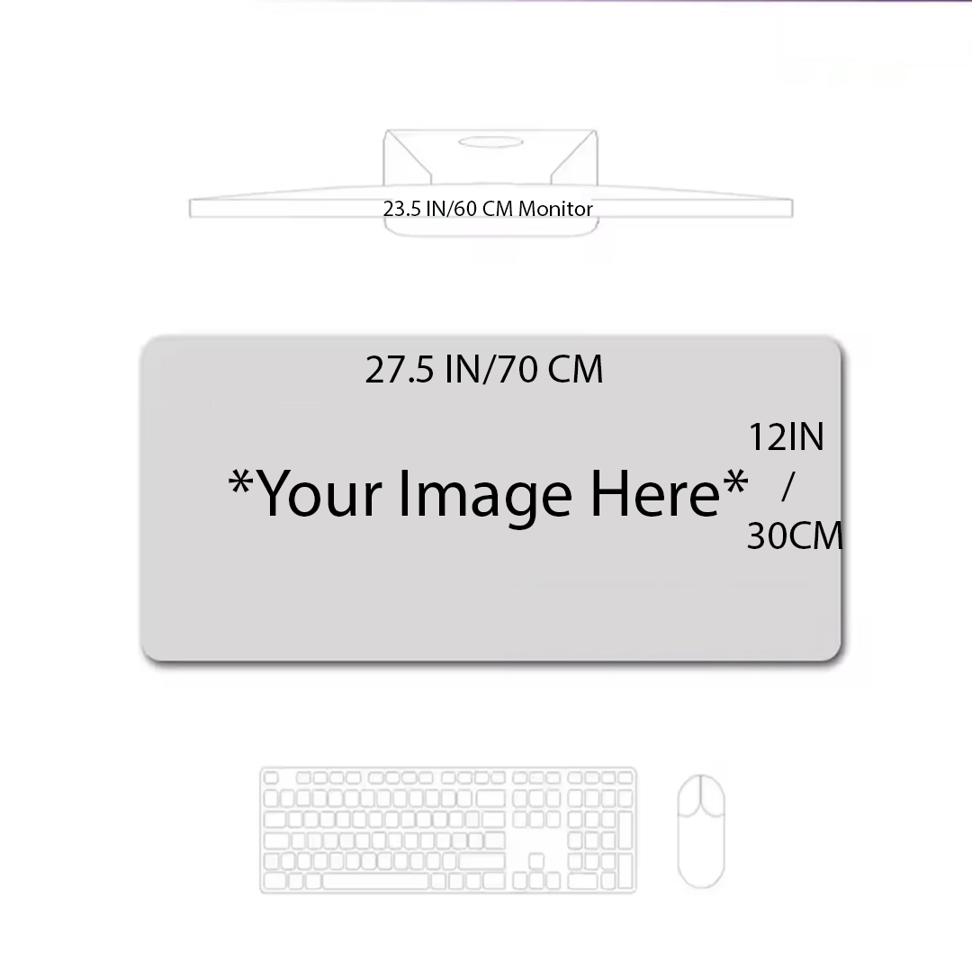 PERSONALIZED MOUSE/DESK PAD (8 SIZES)