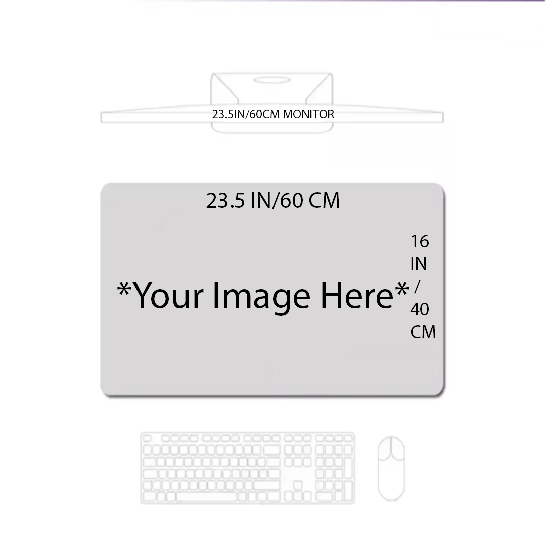 PERSONALIZED MOUSE/DESK PAD (8 SIZES)