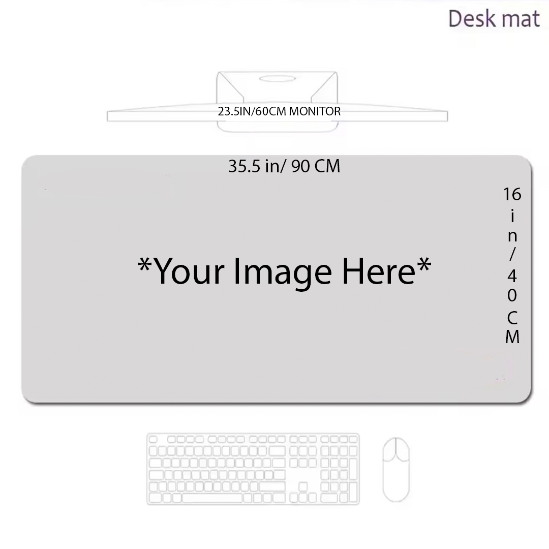 PERSONALIZED MOUSE/DESK PAD (8 SIZES)